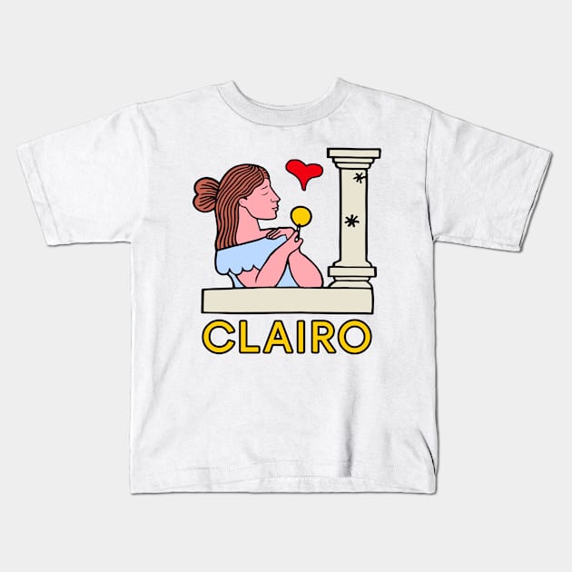 Clairo •• Original Fan Tribute Design Kids T-Shirt by unknown_pleasures